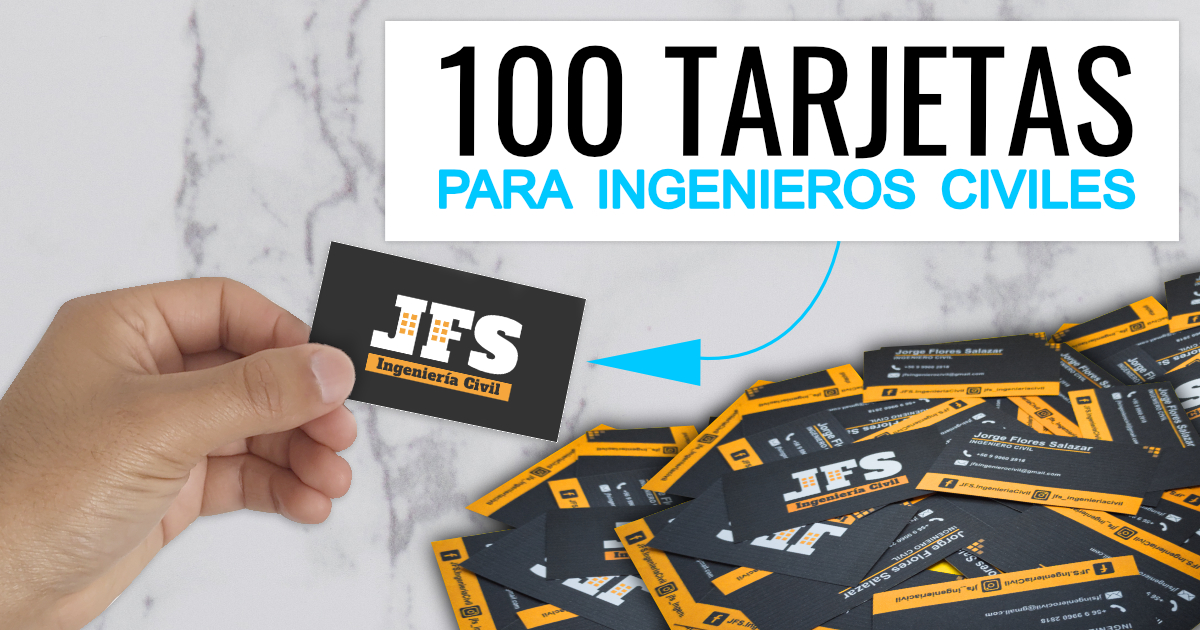 100 Tarjetas para JFS Ingeniería