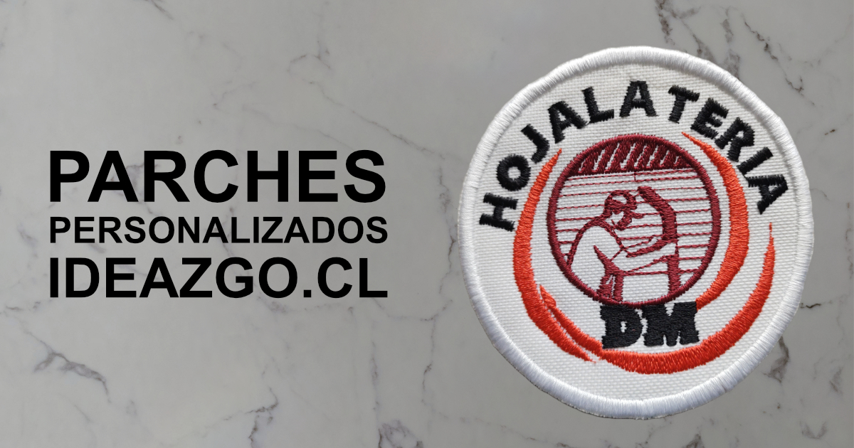 2 Parches bordados para Hojalatería DM